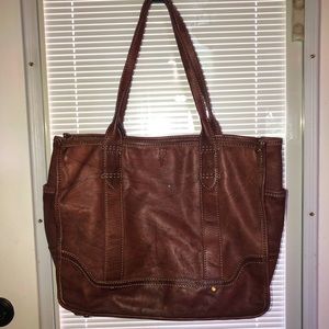 Frye tote bag. Brown in color.